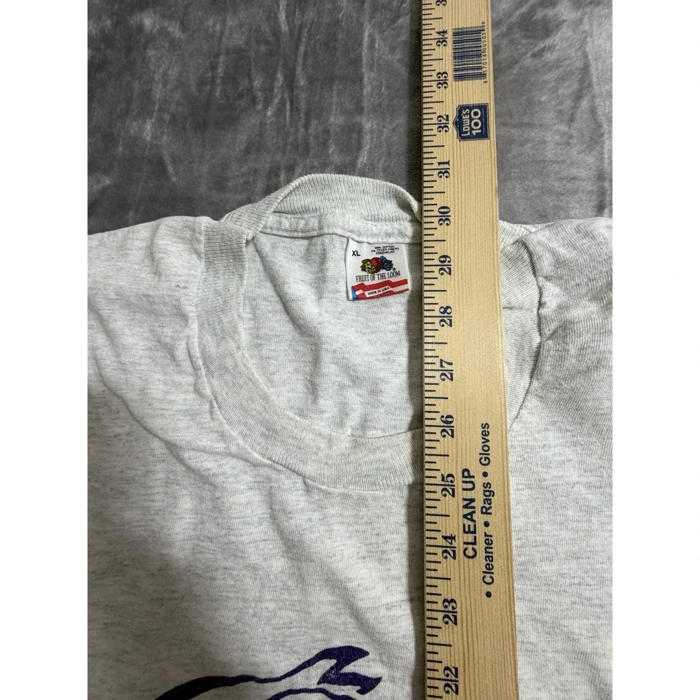 Vintage 1990 Single Stitch Made In USA Fruit Of Loom TShirt Breeders Cup Size XL